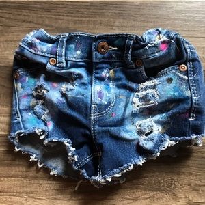 Distressed and Painted Denim made by Nicole Hitt